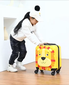 Vali Trẻ Em In 2 Mặt Vali Kéo Cho Bé Đi Chơi Du Lịch Size 18inch Va Li Kéo Cao Cấp Có Mật Khẩu Cho Bé Trai Bé Gái