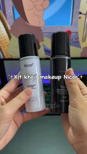 Xịt Khóa Nền Makeup Trang Điểm Nicor 100ml Dưỡng Ẩm Kiểm Soát Dầu Chống Thấm Nước Lâu Trôi 12 giờ