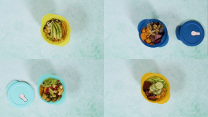 Tupperware กล่องข้าวไมโครเวฟทรงอาร์ที ความจุ 1ลิตร CrystalWave Rectangular 1L (1)