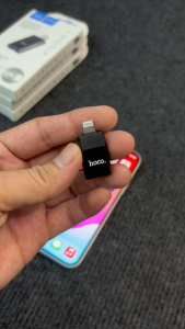 Đầu Chuyển OTG Hoco UA17 Cho iPhone iPad Dùng Cổng Lightning Chính Hãng
