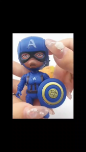 Toy Studio Action Figure AVENGER MINI Pajangan Superheroes Boneka 5 pcs