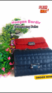 TAS SELAMPANG WANITA FASHION IMPORT/TAS WELEMPANG WANITA VIRAL/KEKINIAN TERBARU/TERMURAH/TALI RANTAI