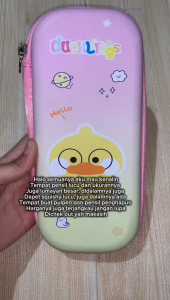 Kotak pensil tempat pensil anak hardcase Smiggle Squishy S5