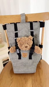 Portable Baby Chair Harness Adjustable Feeding Chair Safety Seat with Belt