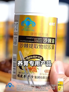 Li Shizhen Zu Yitang Sea Buckthorn Oil Soft Capsules Extract – Gastric Mucosa Protection