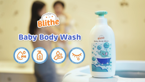 blithe baby gentle milk baby wash body and shampoo lotion oatmeal soap christmas gift set for kids ph balanced 5.5 for sensitive skin baby toddler