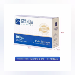 Amplop Grandia Putih 152 x 90 mm 1 box isi 100 Lembar