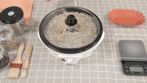 Máy rang và các loại hạt tự động tích hợp điều chỉnh thời gian thương hiệu Mỹ cao cấp Cafemasy SCR-300B