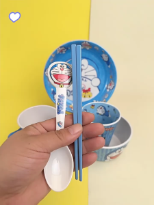 COMBO 💎[ DOREMON DORAEMON ] CHÉN BÁT TÔ DĨA LY CỐC