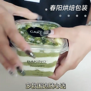 10pc + Tutup Mika Kotak Dessert Tinggi/Kotak Cake Mini