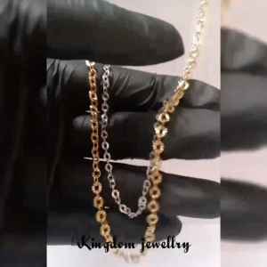 Kingdom jewelry Titanium necklace for women with Nuri kaca sinar motif
