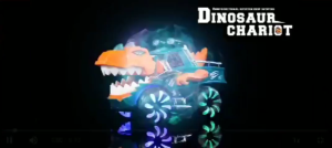 Dinosaur Chariot With Music & Lights Able Rotation Electronic Kid Car Toys 恐龙电动战车玩具车 *READY STOCK*