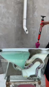 Cây bơm thụt thông tắc nghẽn bồn cầu tiện dụng nâng cấp mới nhất- dụng cụ thông cống thông minh