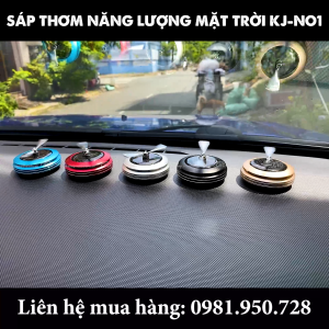 Sáp Thơm Cánh Quạt Năng Lượng Mặt Trời CIND KJ-NO1 Màu Đen 5g - Nhập Khẩu Chính Hãng