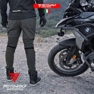 Motowolf Celana Touring Motor Kasual Mesh Protector Level 2 Tropical Adventure 0613