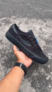 SEPATU COMPASS RETROGRADE HITAM POLOS/COD/Best Seller