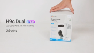 EZVIZ รุ่น H9C DUAL 3MP/5MP กล้องวงจรปิด CCTV  Wifi 2เลนส์ กล้องหมุมได้ 360องศา ประกันศุนย์