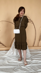 Dress Naomi Crinkle Dress/Dress Wanita/Murah