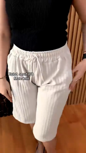 ISI 5 PCS CELANA KULOT PENDEK KNIT HORNET 7/8 // CELANA PENDEK WANITA DEWASA