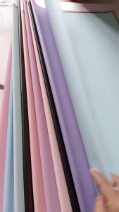 Kertas bunga cellophane flower wrapping Paper Varian List Gold Frame Transparan Florist Kertas Kado 6013