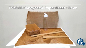 Thick 3D Honeycomb Paper Sheet | Honeycomb Wrap | Bubble Wrap Sheet | Gift Wrapping Paper | Packing Paper | Glass Paper - Lazada