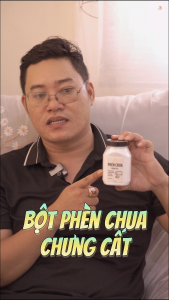 Phèn chua chưng cất - Khử mùi cơ thể -Hủ 200g