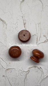 Tarikan Laci Knob Kayu Bulat: Aksesoris Furniture Kayu