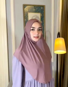 HIjab Instan Bergo Jersey  Premium Hamidah Non Pet Kerudung Sport