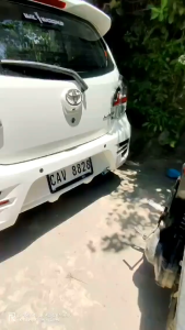 Knalpot JS Racing Black Doft Suara Bass Kering Universal Semua Mobil