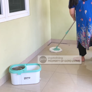 Goto Spin Mop Pel Lantai Putar Pembersih Lantai Super Mop 2 in 1