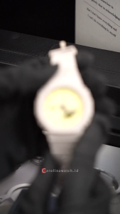 Jam Tangan Wanita Casio G-Shock GMA-S2100NC-4A Yellow Digital Analog Dial Beige Resin Band