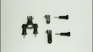 Bike Handlebar Clamp Bicycle Mount 3-Way Handlebar Seatpost Pole Mount Actio Cam Untuk GoPro Osmo Action insta 360