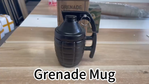 YOMDID Gelas Mug Porselen Model Granat Tangan 280ml - CBG-M-1069 - Black
