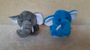 Boneka Gajah Keni Strar Animal Elephant Keni Star Bordir Lucu 25cm
