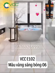 KEO CHÍT MẠCH VCC E102 - keo Epoxy hai thành phần chống nấm mốc có màu sắc đa dạng và đóng rắn nhanh