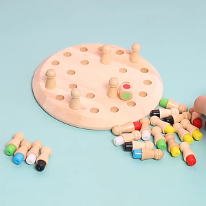 Payoe Mainan Memory Chess Edukatif Anak & Mainan Montessori Kayu Board Game