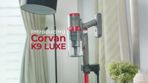 Corvan K9Pro/K9Luxe Cordless Vacuum Cleaner | Auto Dirt Detect | Anti-tangle | 181AW Suction | Pet Hair