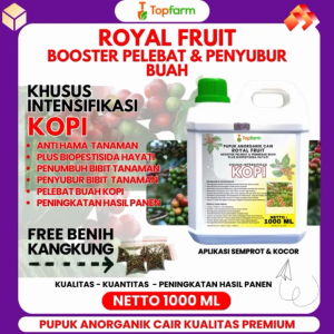 Pupuk Topfarm / Pupuk Booster Untuk Kopi / Pupuk Booster Pelebat Buah Kopi / Pupuk Booster Tanaman Kopi / Pupuk Organik Booster Khusus Kopi / Pupuk Booster Kopi / Pupuk Kopi Booster