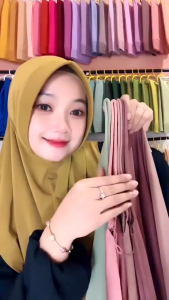 PROMOSI Hijab Bergo Sport - Hijab Simple Kerudung Santai Cinung Sehari hari