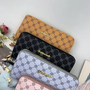 1689 ( READY STOCK ) WALLET LONG SINGLE ZIP PURSES KULIT EU FASHION HOUSE