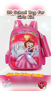 3D Design Kids Backpack: A Lightweight & Stylish Option for Boys & Girls