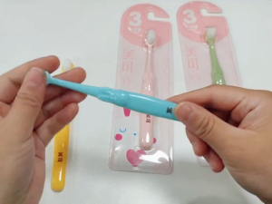LAKOE Sikat Gigi Kartun Bayi Pelatihan Gosok Gigi Anak Lembut Baby ToothBrush