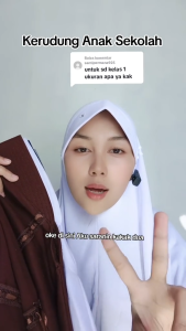 Kerudung Sekolah Serut Samping Hijab Anak Sekolah SDSMPSMA Kerudung Sekolah Semua Warna
