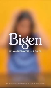 BIGEN POWDER HAIR COLOR DYE BLACK 6 GRAM / PEWARNA RAMBUT / HITAM PEKAT / HITAM ALAMI / MENUTRISI RAMBUT/HALUS/WANGGI/LEMBUT