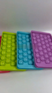 Klik-Beli Cetakan Es Batu 33 Lubang Slot Bulat / Round Ice Cube Tray / Cetakan Jelly Serbaguna