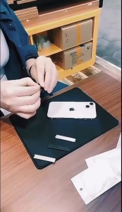 Tempelan Standing Holder HP "L" / Phone Stand / Phone Holder / Dudukan HP / Tatakan Handphone / Bracket HP Lipat / Multi Stand HP