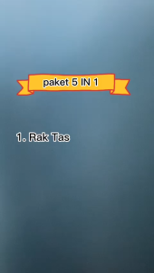 Rak Set 5 in 1: Rak Sepatu, Jilbab, Tas, Underwear & Serbaguna - Rak Gantung Karakter 5 in 1