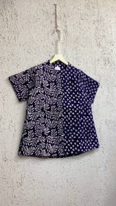 Lausboutique-Bambu-Atasan Batik Cap Kerja Wanita