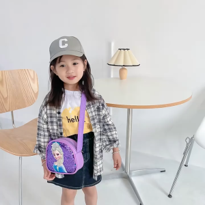 Túi đeo chéo kim sa lật công chúa Elsa Thỏ xinh xắn