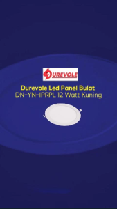 Durevole Led Panel Bulat DN-YN-IPRPL 12 Watt Kuning